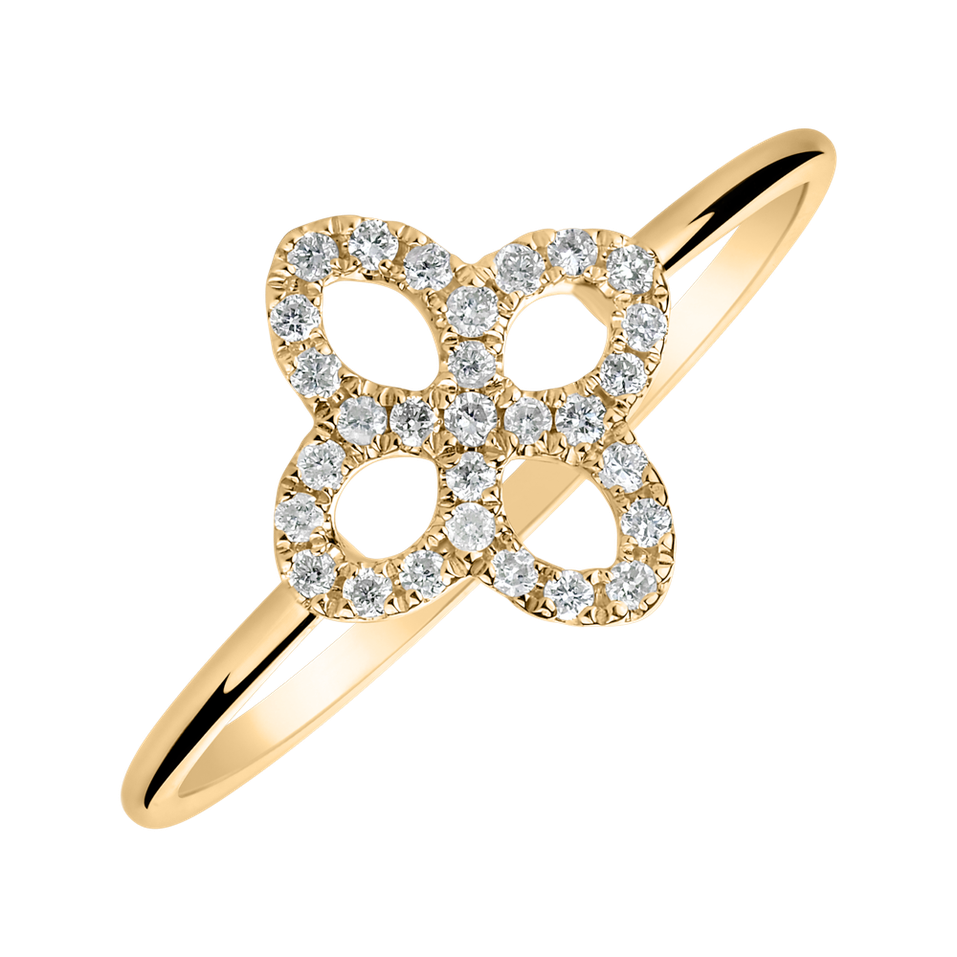 Diamond ring Glamorous Petals