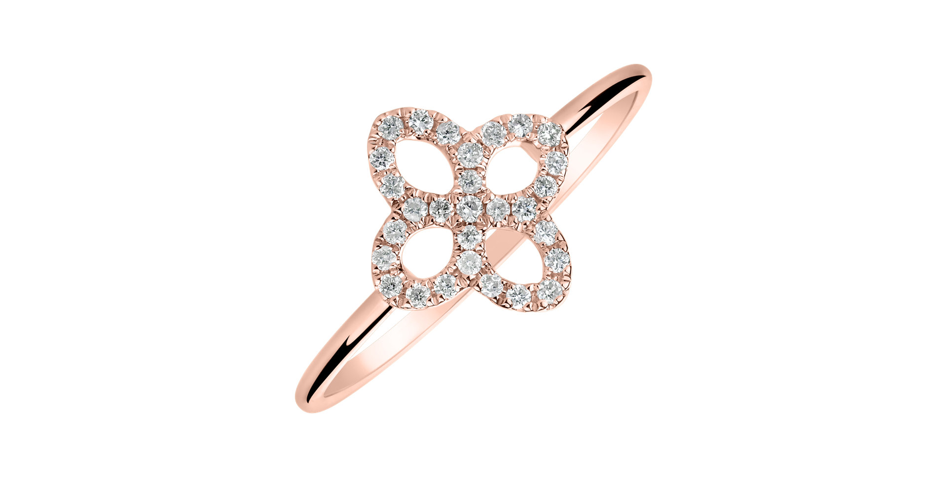 Diamond ring Glamorous Petals
