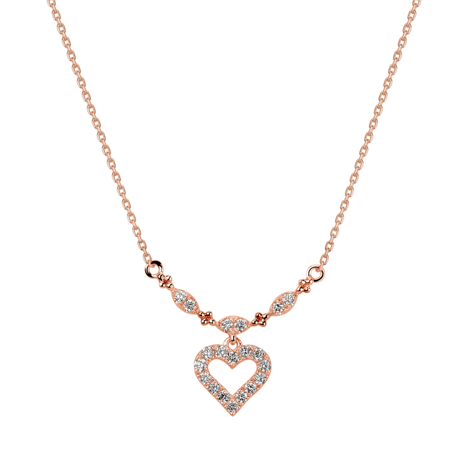 Diamond necklace Delicate Love
