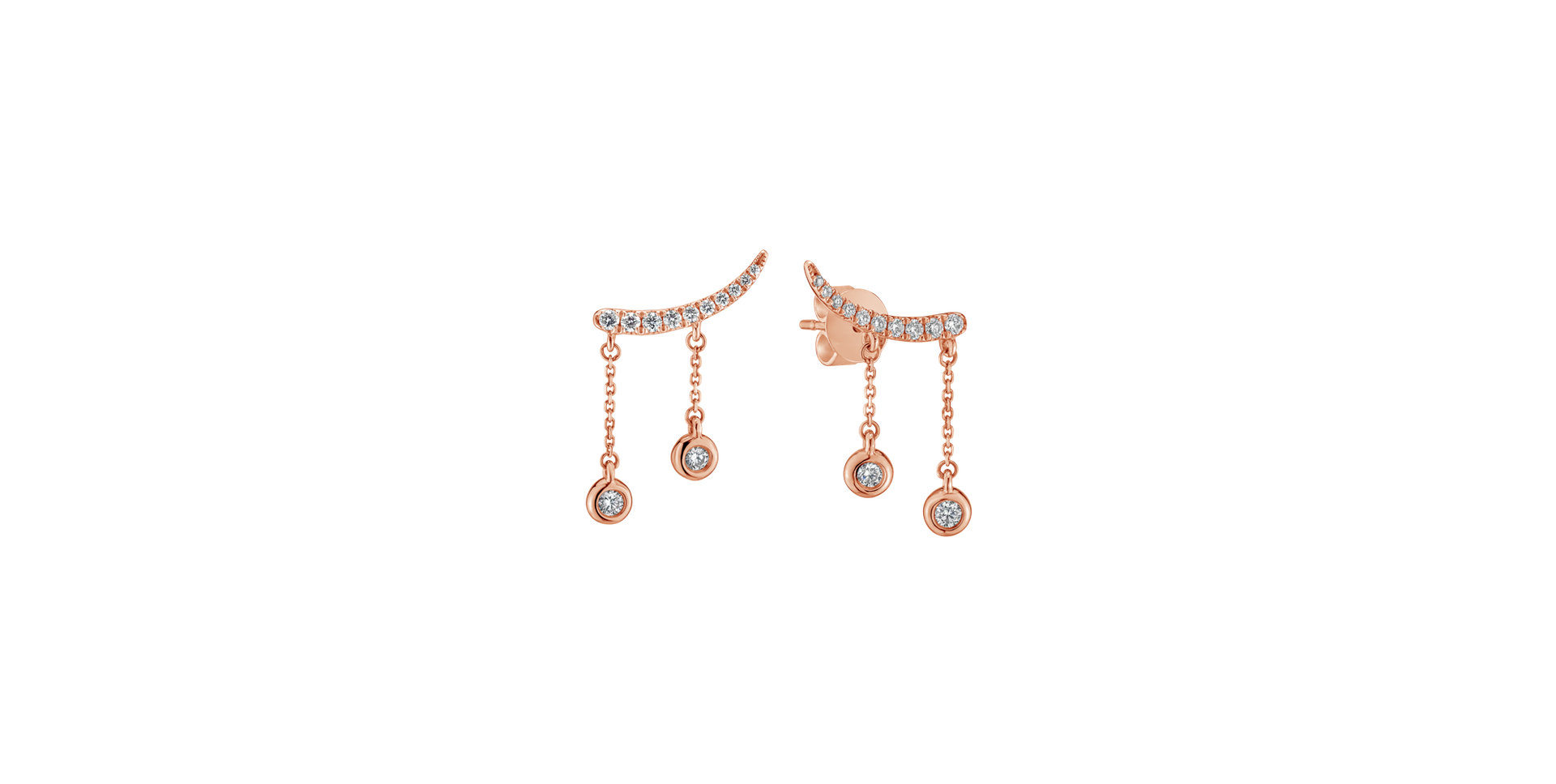 Diamond earrings Onellos