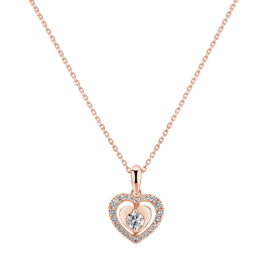 Diamond pendant Burning Romance