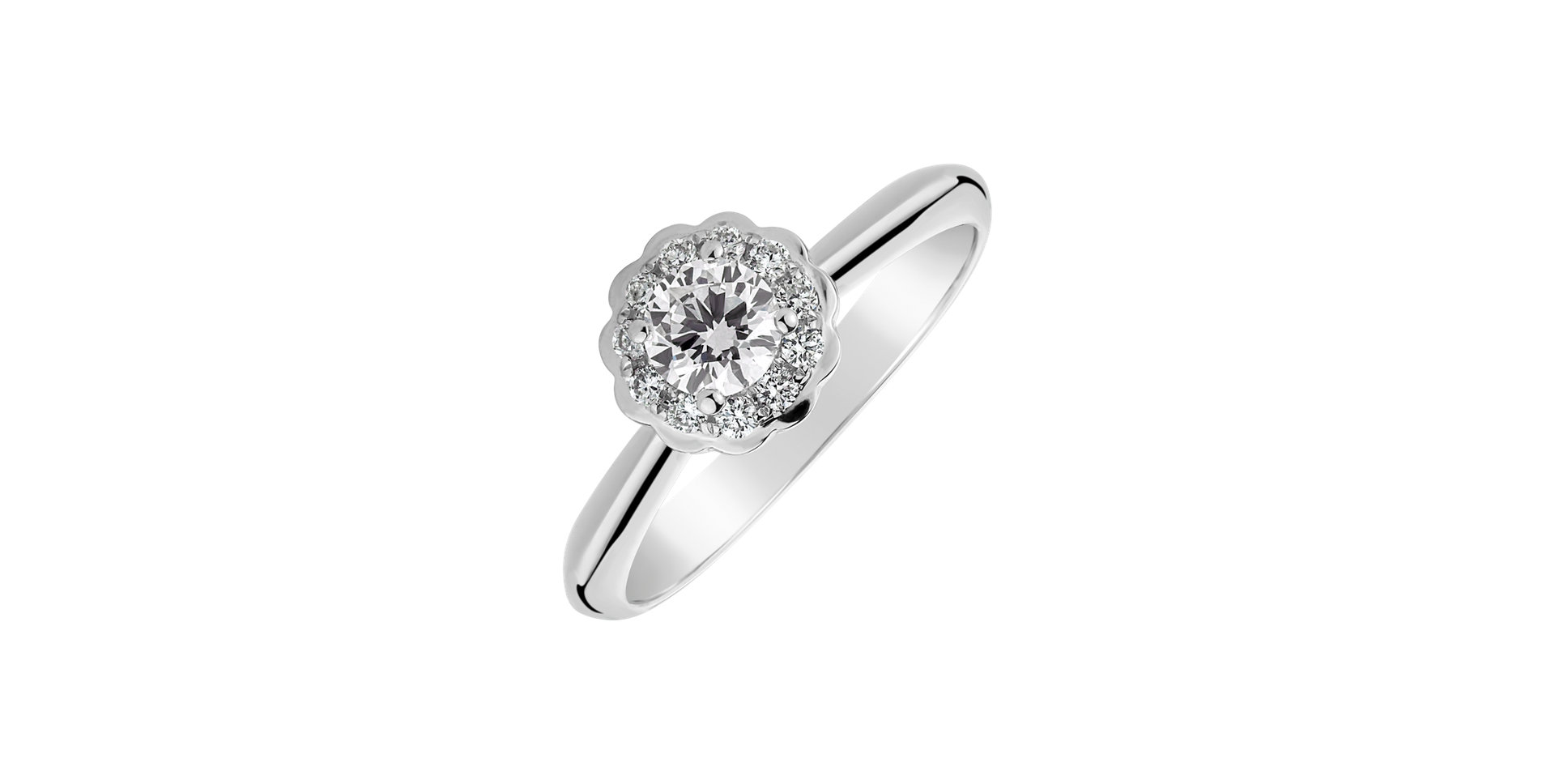 Diamond ring Flower Caress