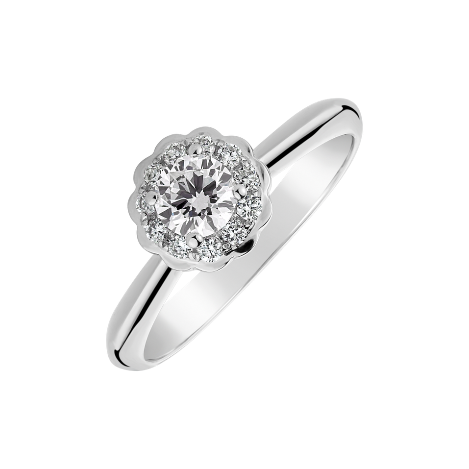 Diamond ring Flower Caress