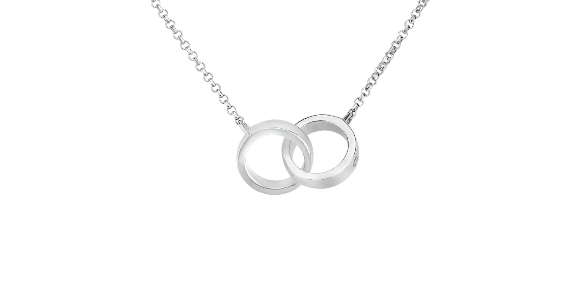 Diamond necklace Eternal Circles