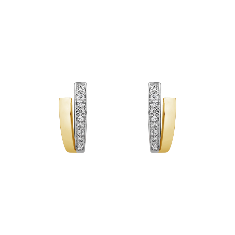 Diamond earrings Shiny Stripes