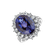 Diamond ring with Tanzanite Space Queen2