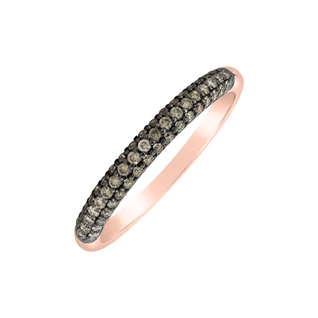 Ring with brown diamonds Magical Storm