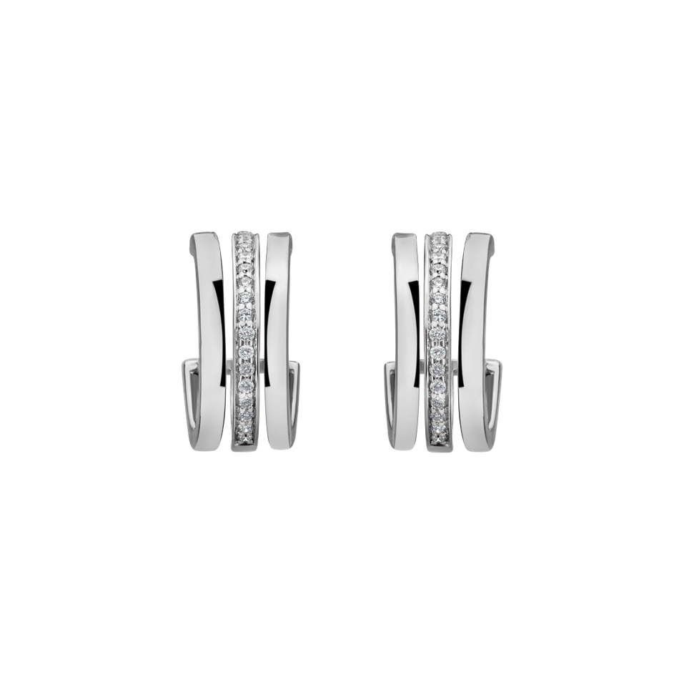 Diamond earrings Parallel Glow