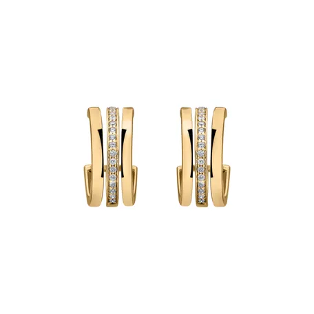 Diamond earrings Parallel Glow