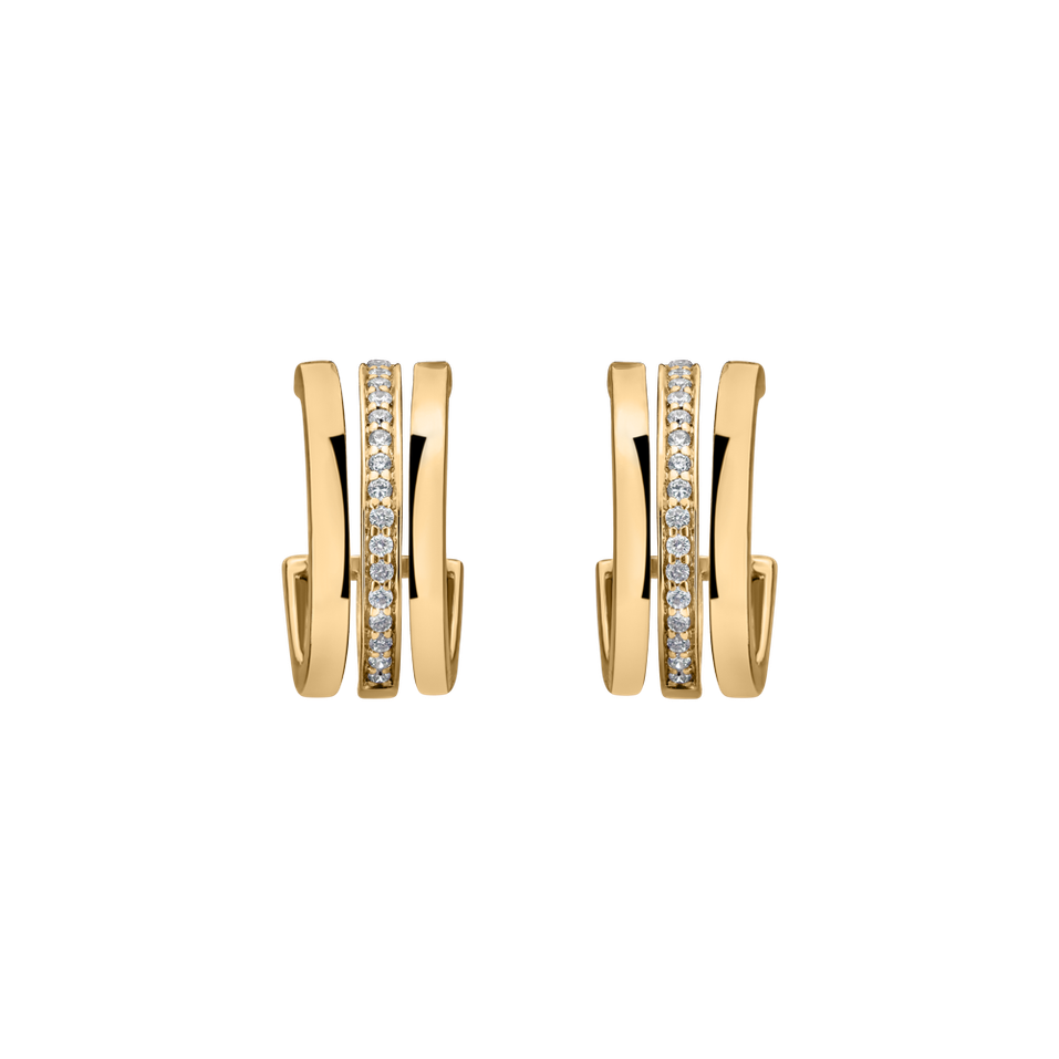 Diamond earrings Parallel Glow