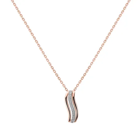 Diamond pendant Delightful Waves