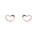 Diamond earrings Sparkling Heart2