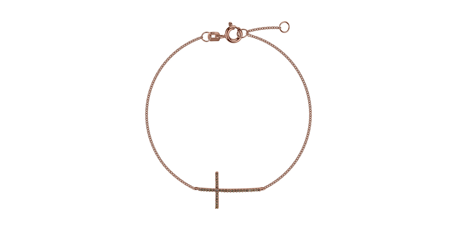 Diamond bracelet Shiny Cross