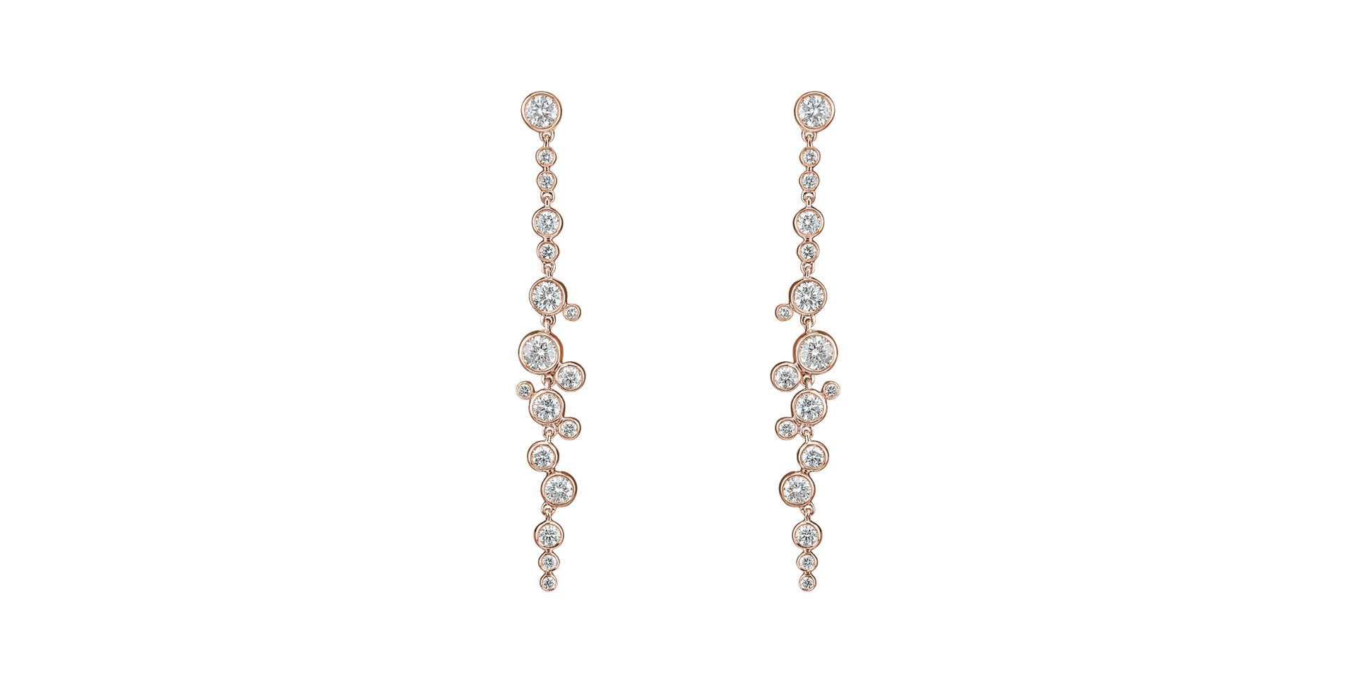 Diamond earrings Heaven Waterfall