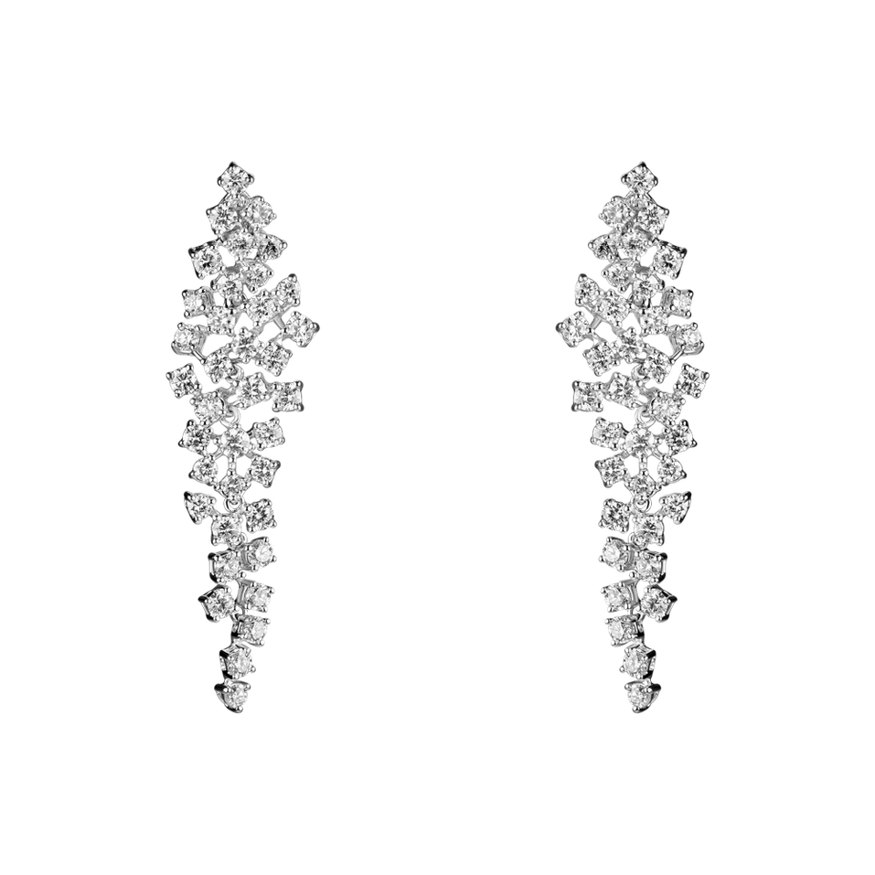 Diamond earrings Sparkling Waterfall