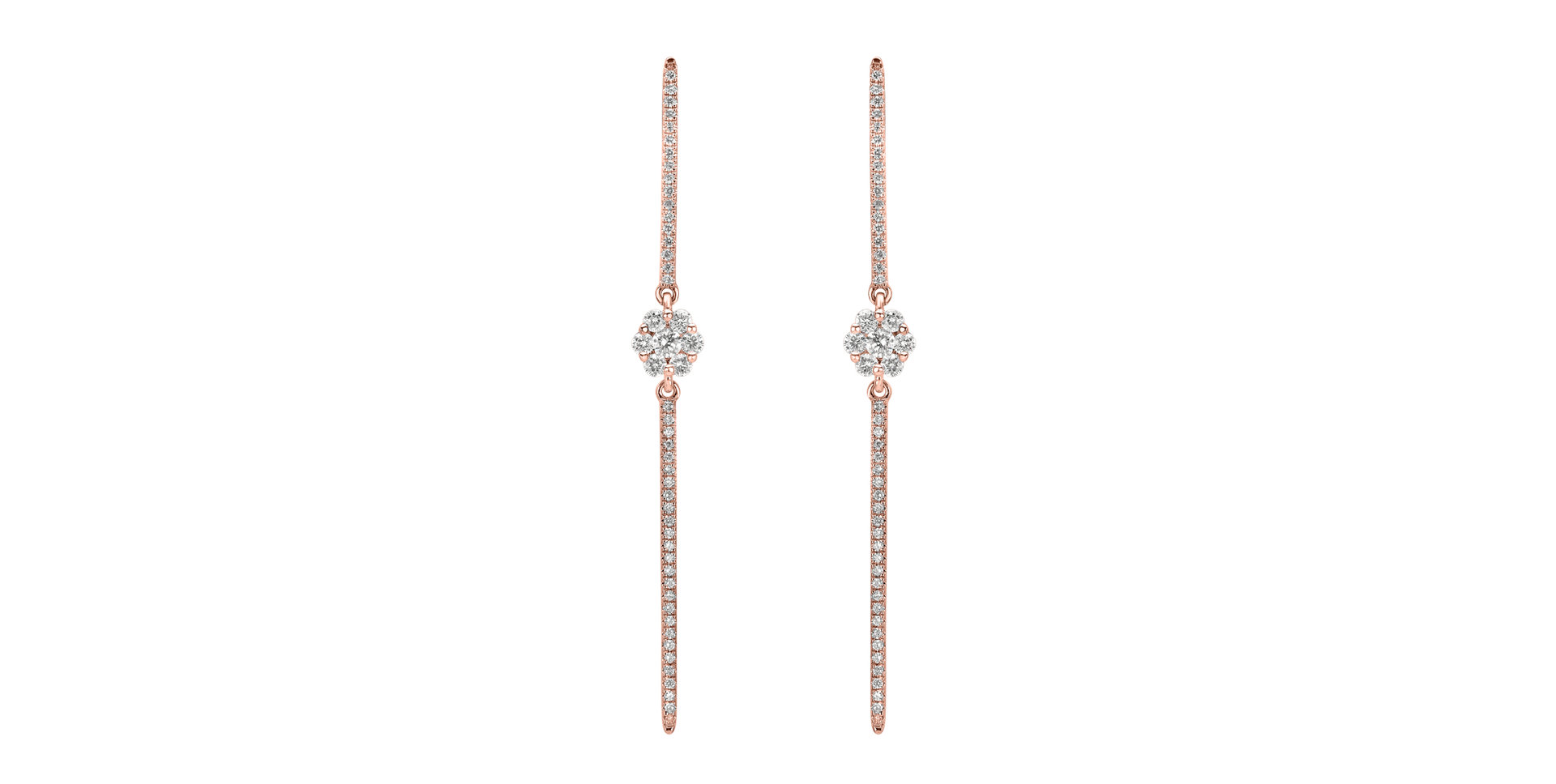 Diamond earrings Diamond Waterfall
