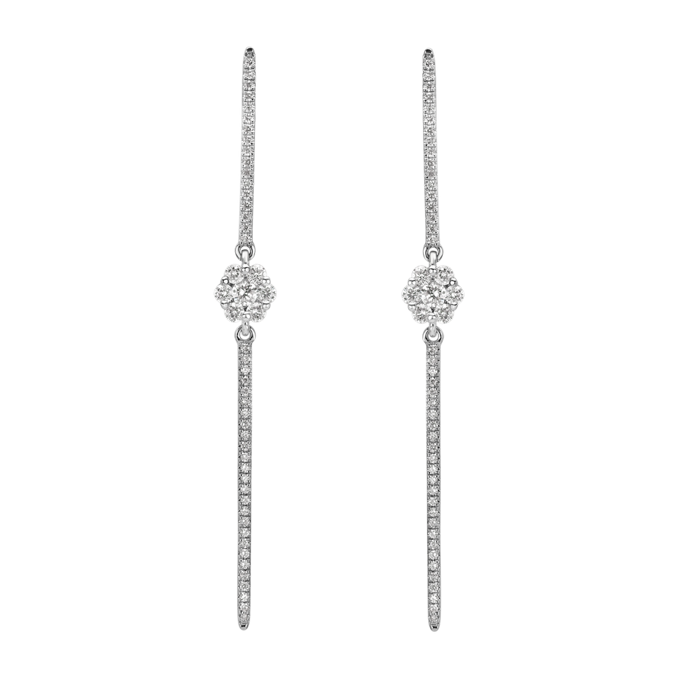 Diamond earrings Diamond Waterfall