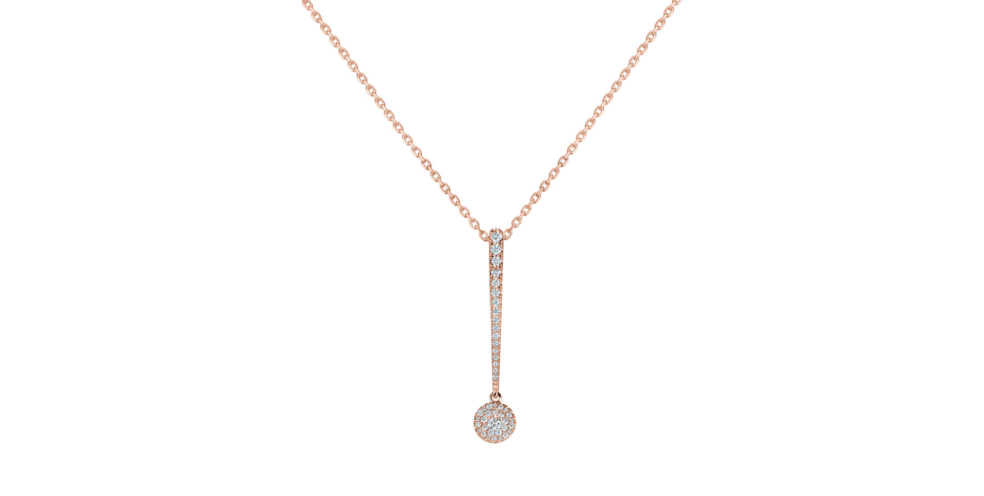 Diamond pendant Sparkling Exclamation