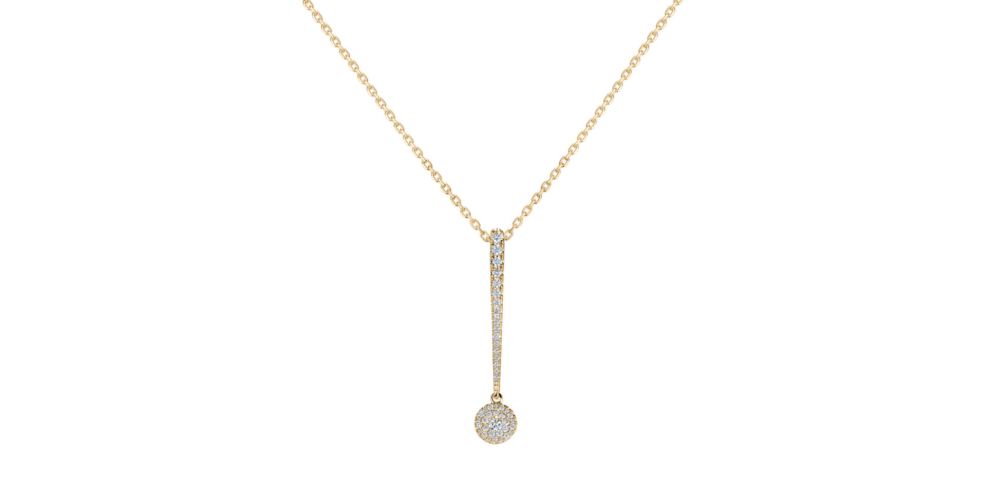 Diamond pendant Sparkling Exclamation