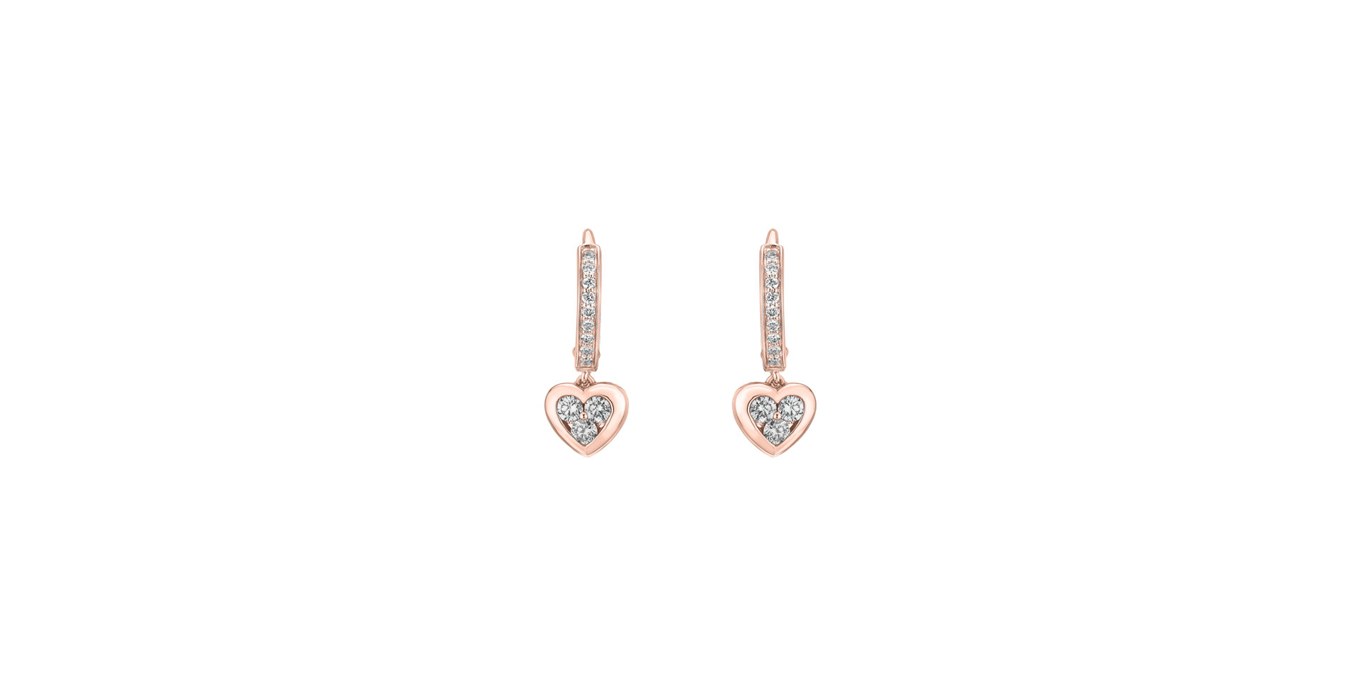 Diamond earrings Divine Love