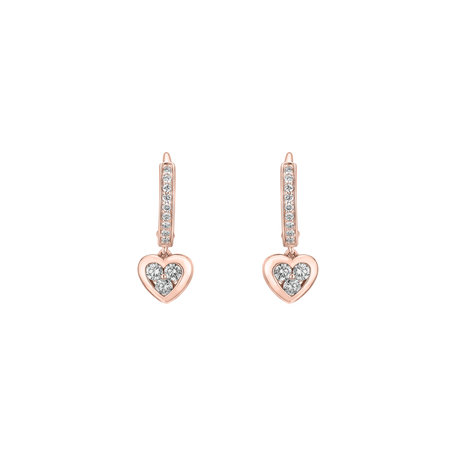 Diamond earrings Divine Love