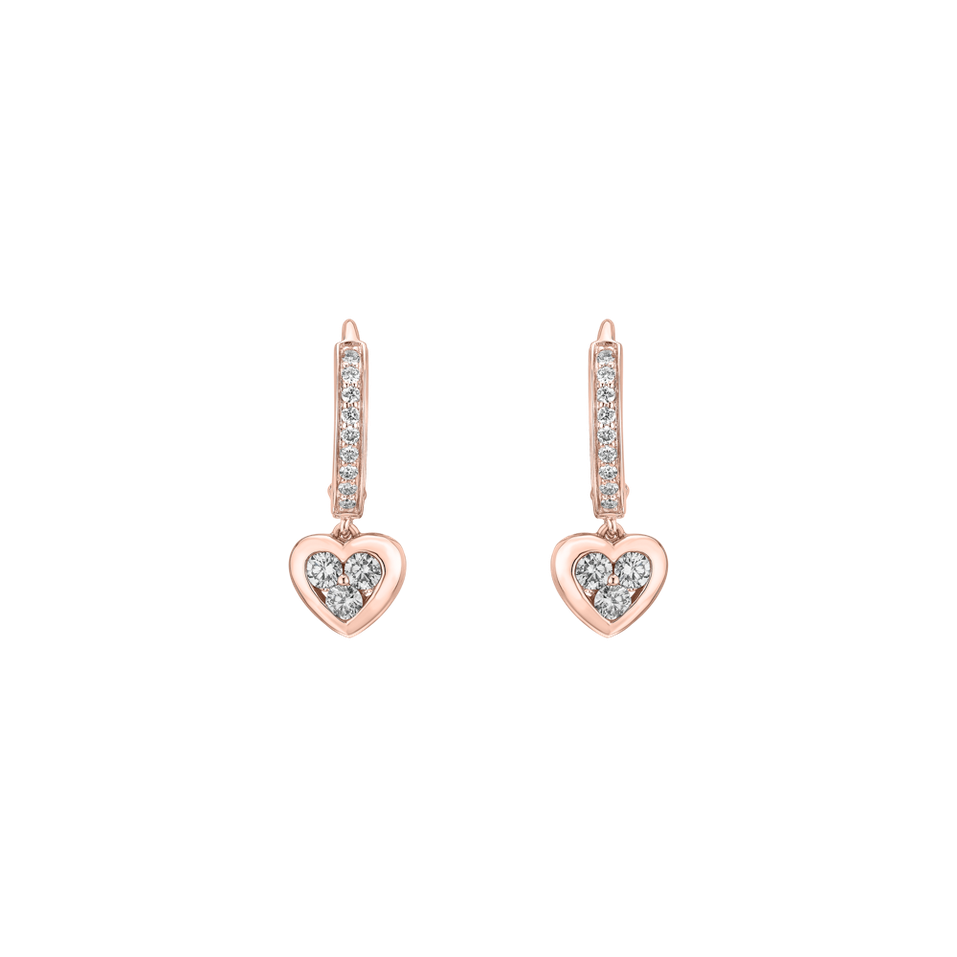 Diamond earrings Divine Love