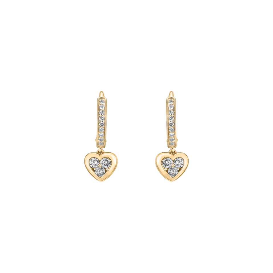 Diamond earrings Divine Love