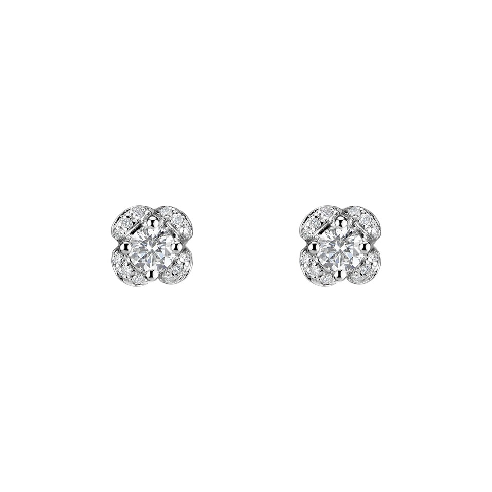 Diamond earrings Brilliant Petals