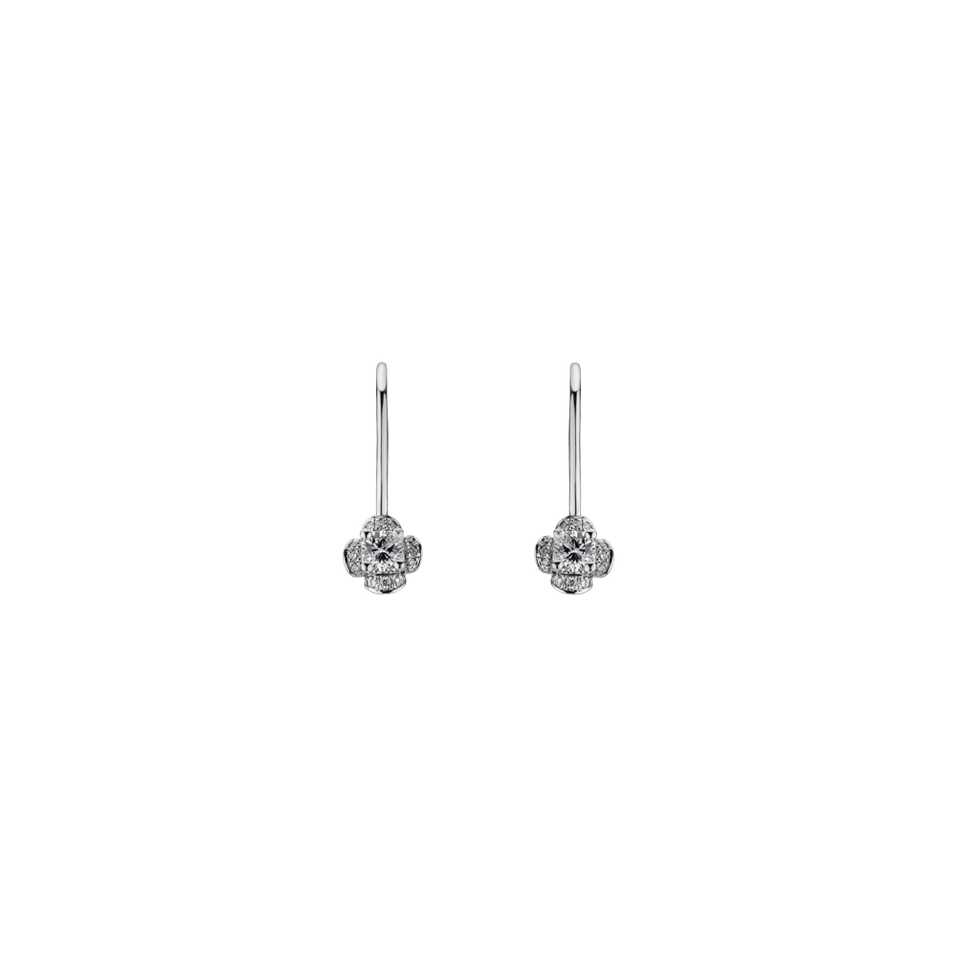 Diamond earrings Brilliant Petals