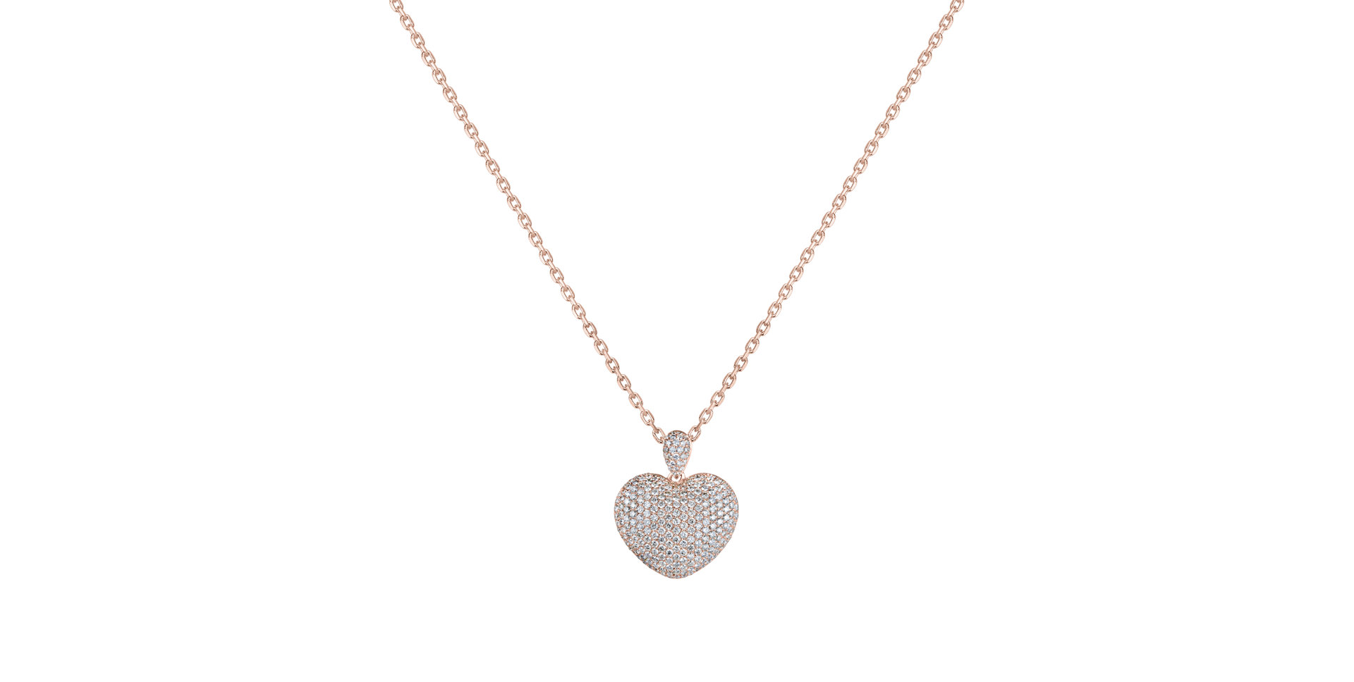 Diamond pendant Precious Heart