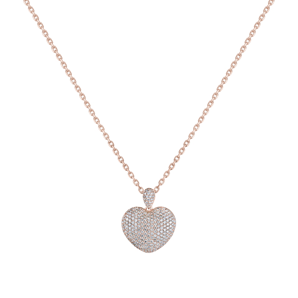 Diamond pendant Precious Heart