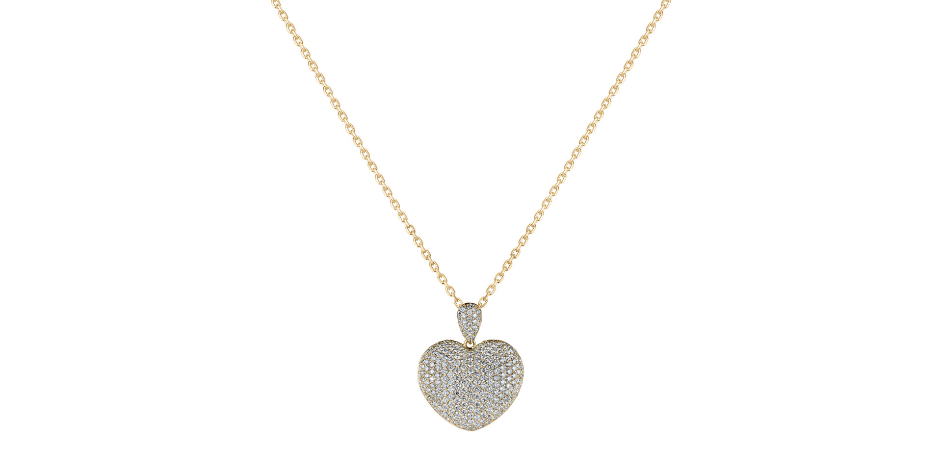 Diamond pendant Precious Heart