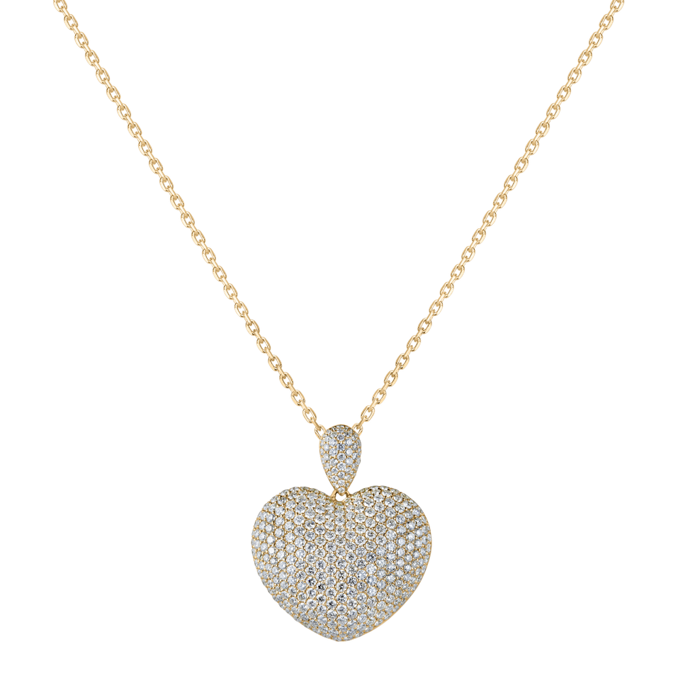 Diamond pendant Precious Heart