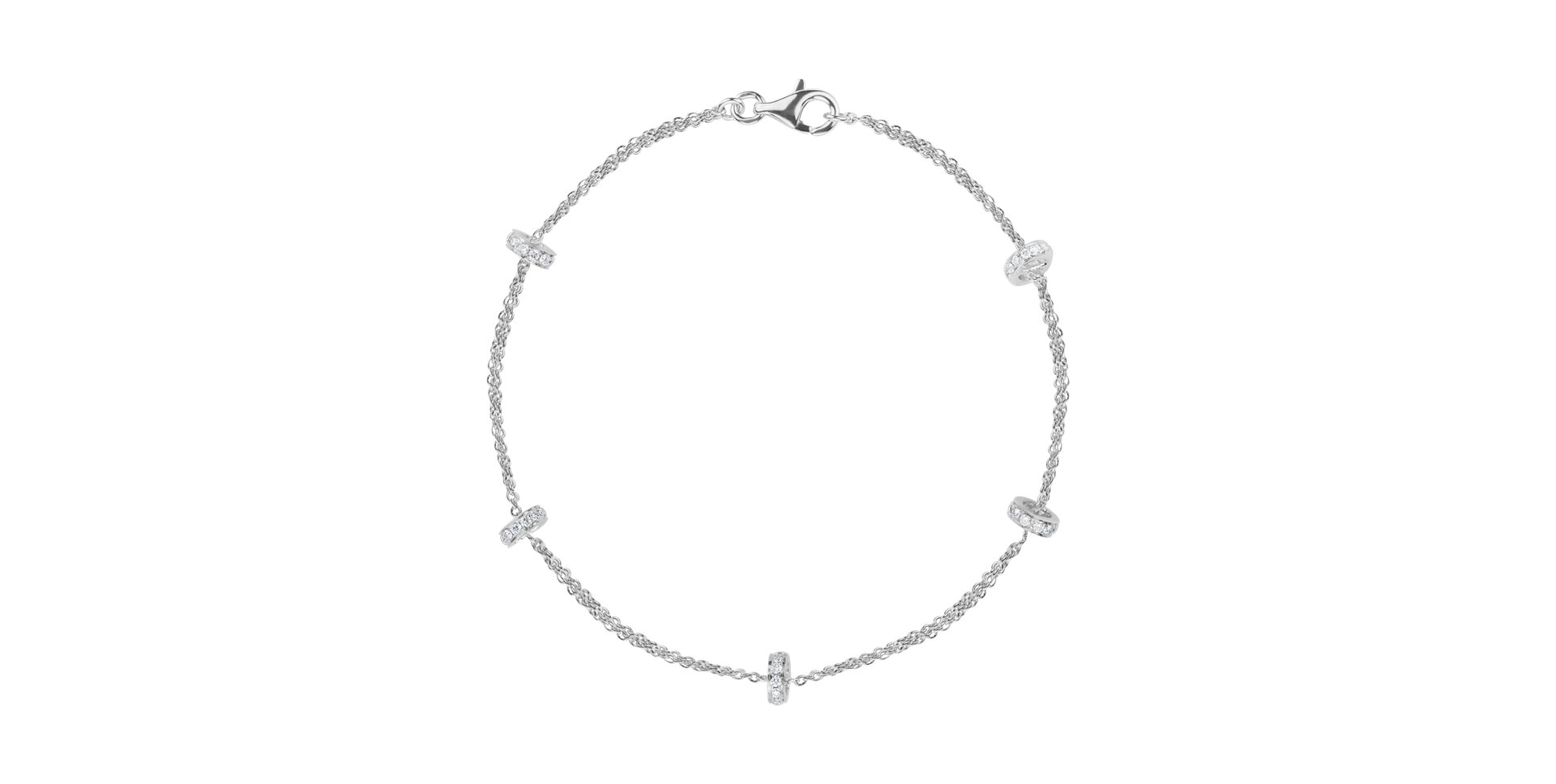 Bracelet with diamonds Fayth