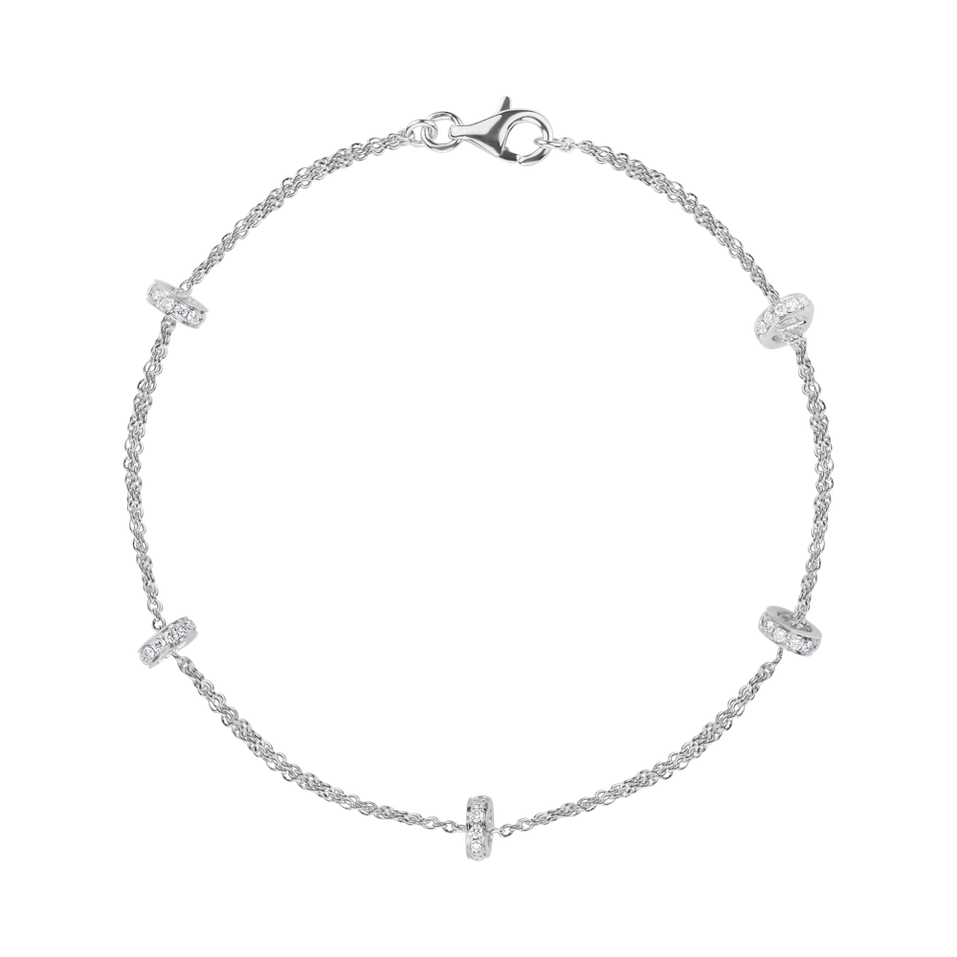 Bracelet with diamonds Fayth
