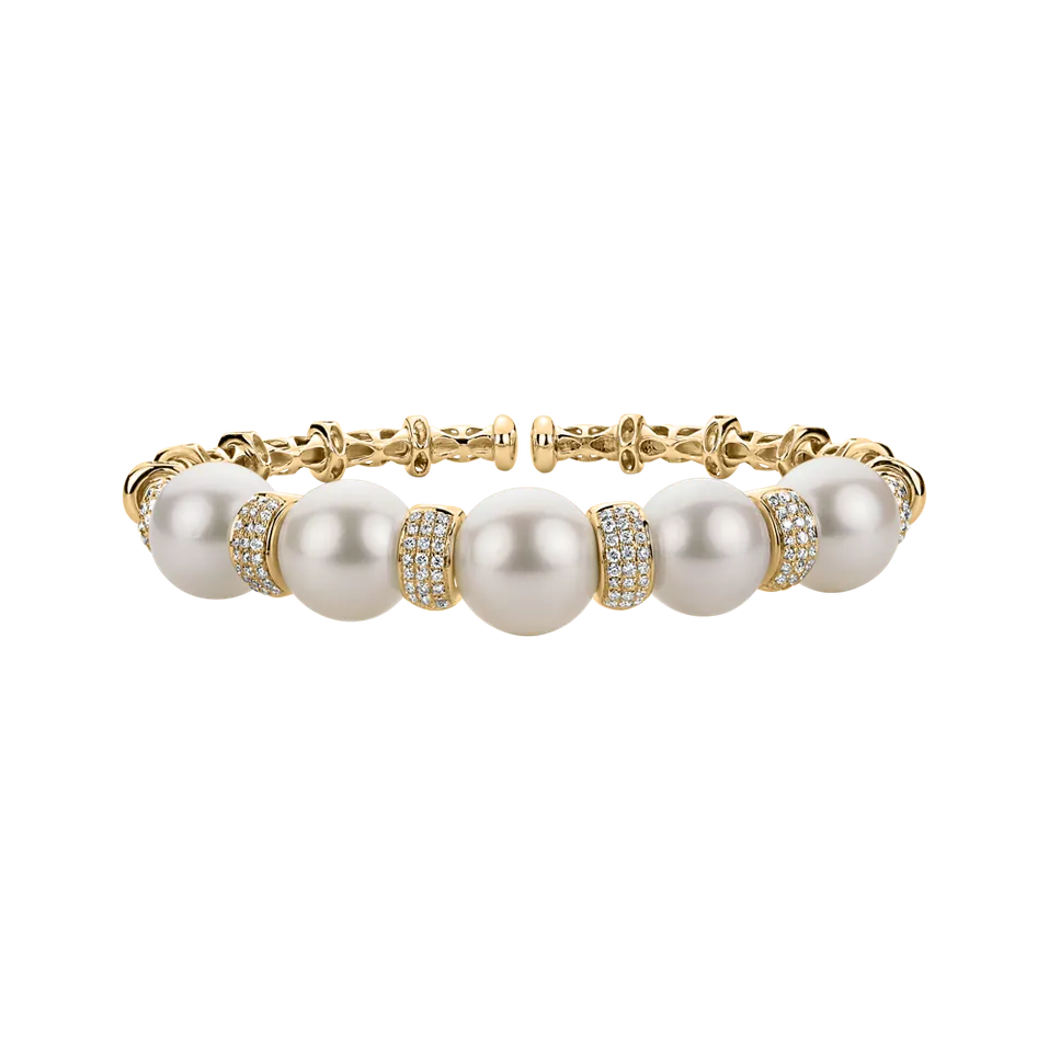 Diamond bracelet with Pearl Lake Treasure