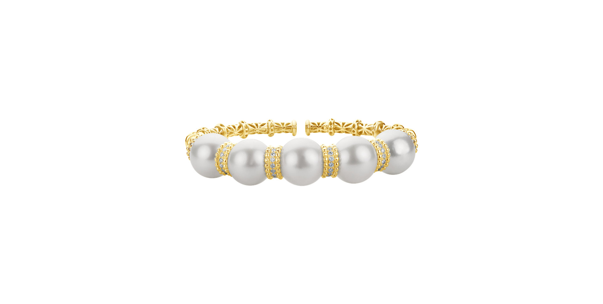 Diamond bracelet with Pearl Royalty  Pearl