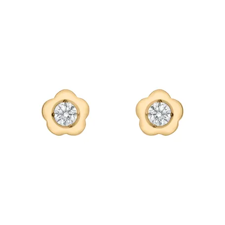 Diamond earrings Flowers