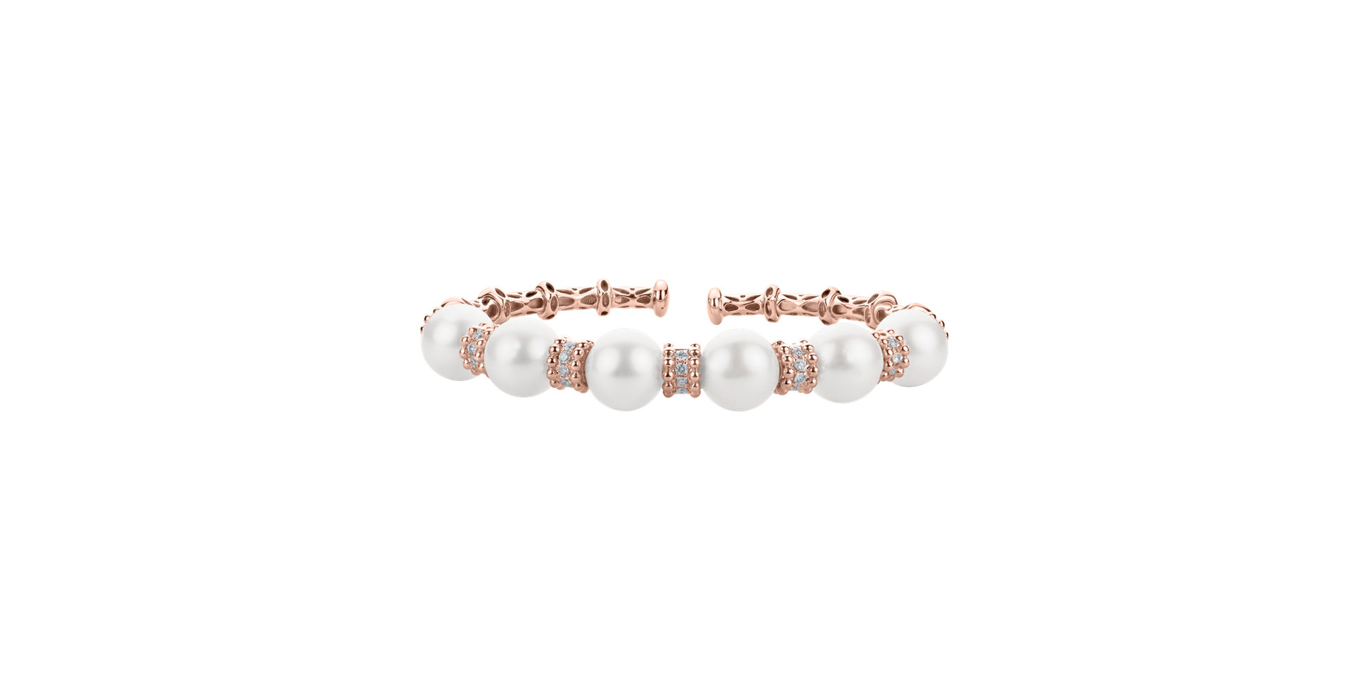 Diamond bracelet with Pearl Virgin Symphony