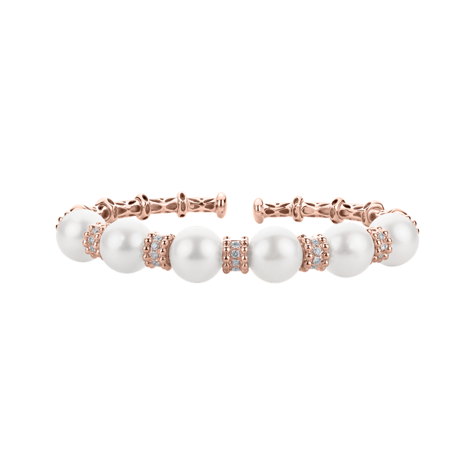 Diamond bracelet with Pearl Virgin Symphony