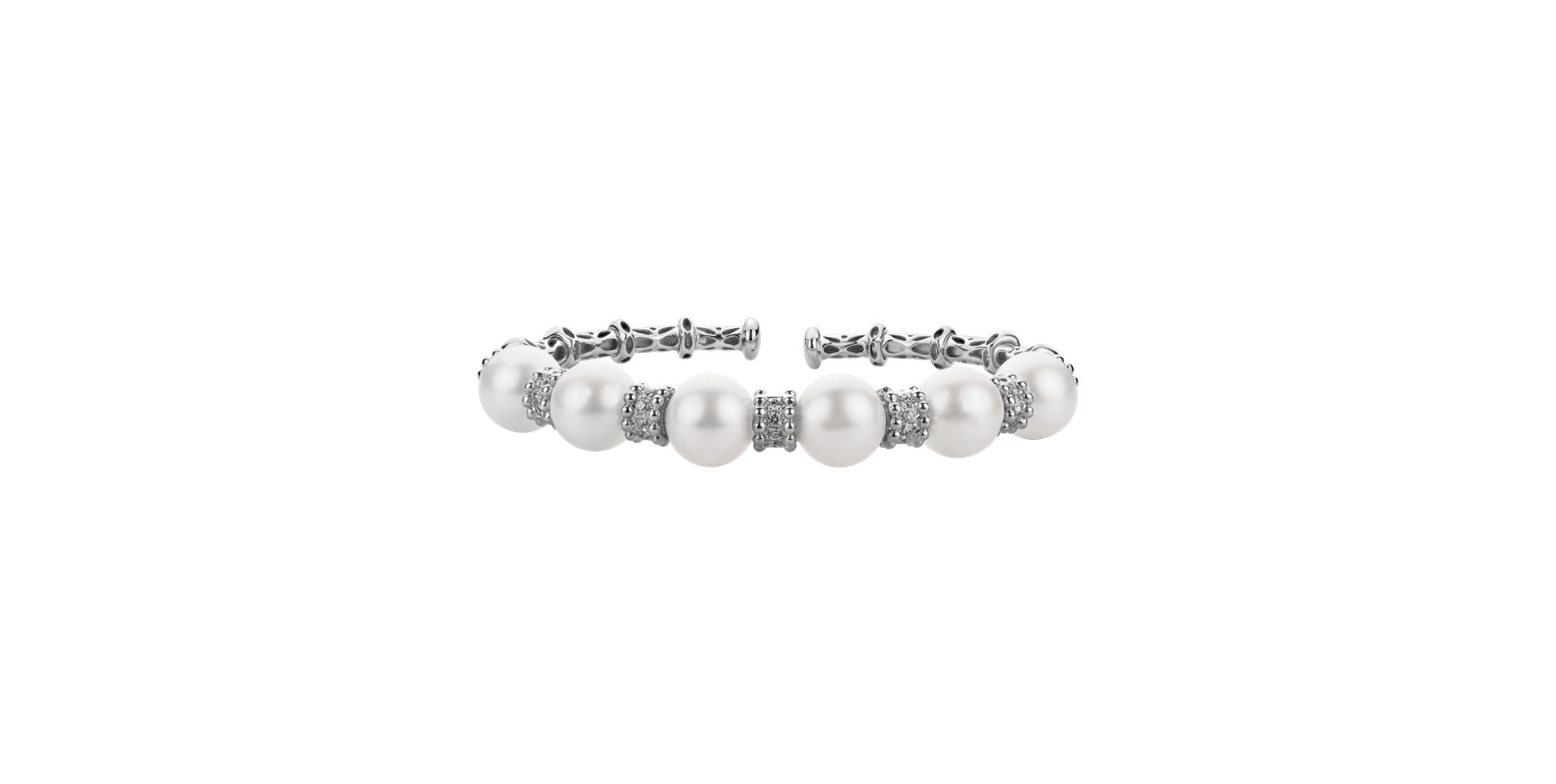 Diamond bracelet with Pearl Virgin Symphony
