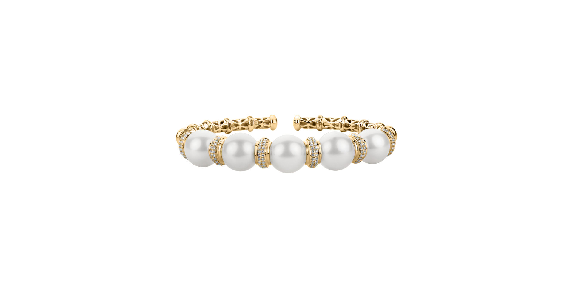 Diamond bracelet with Pearl Lake Secret
