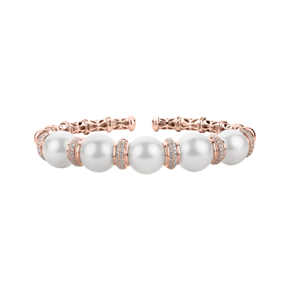 Diamond bracelet with Pearl Lake Secret