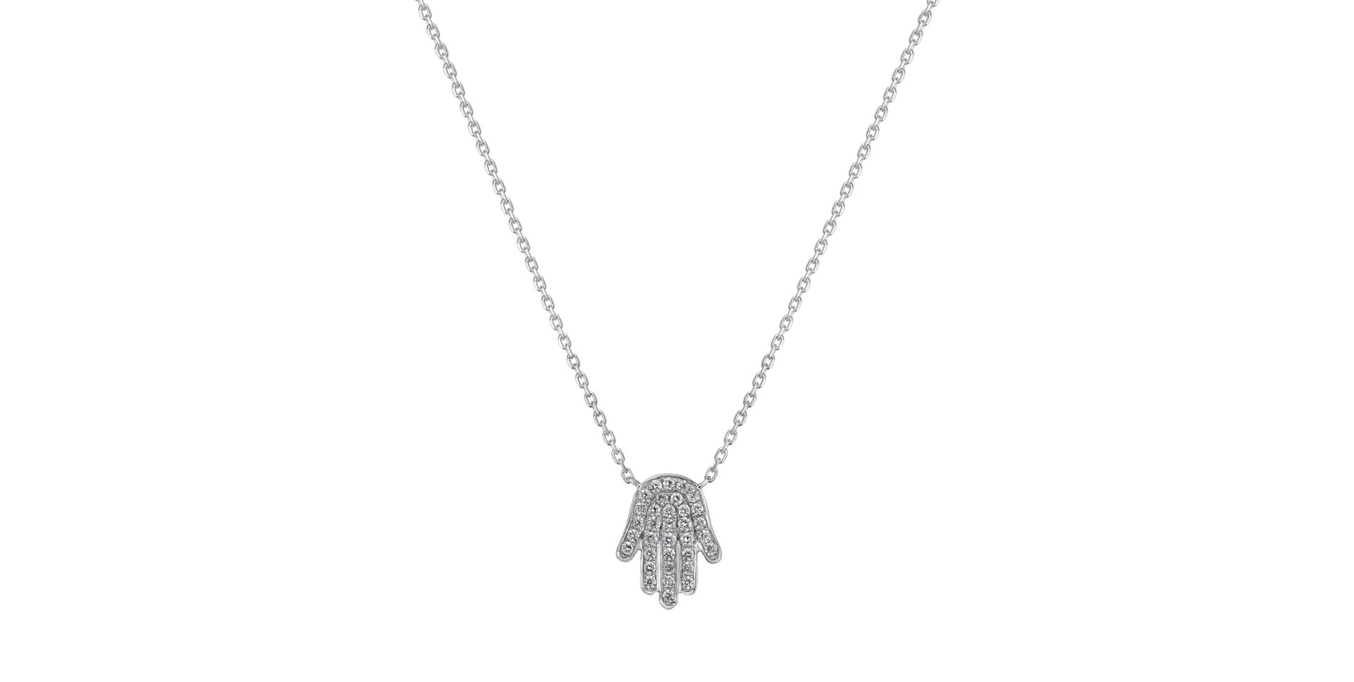 Diamond necklace Shining Hand