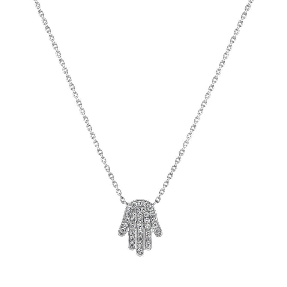 Diamond necklace Shining Hand