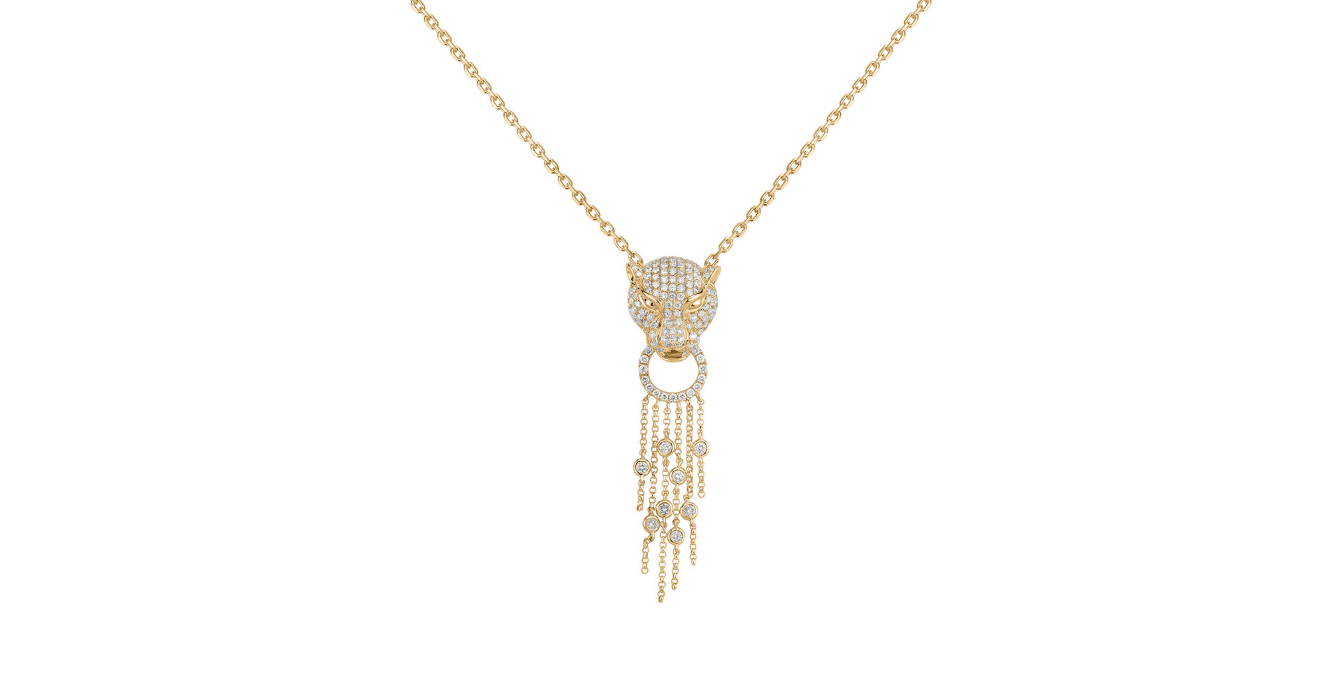 Diamond necklace Majestic Tiger