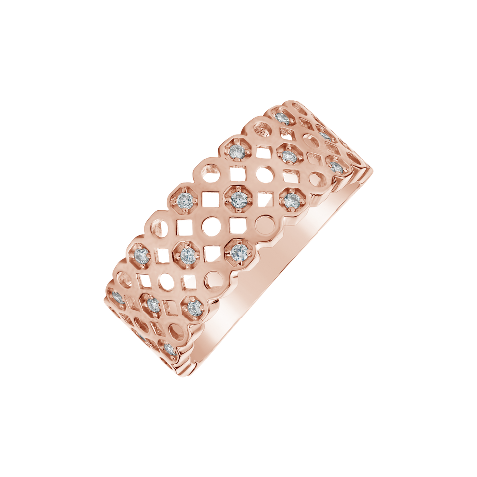 Diamond ring Sunny Mosaic