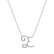Diamond pendant Letter E2