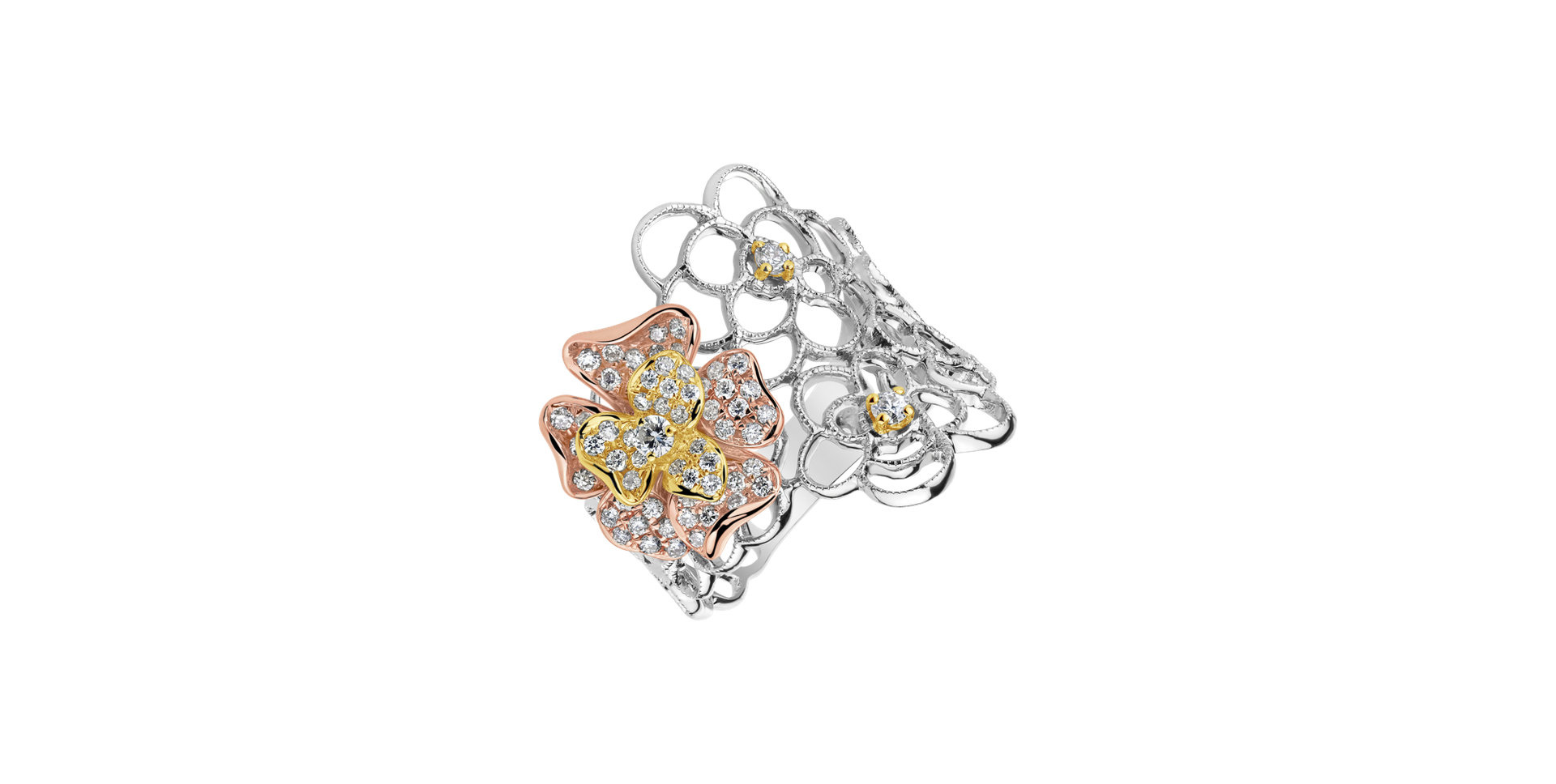 Diamond ring Virgin Flower