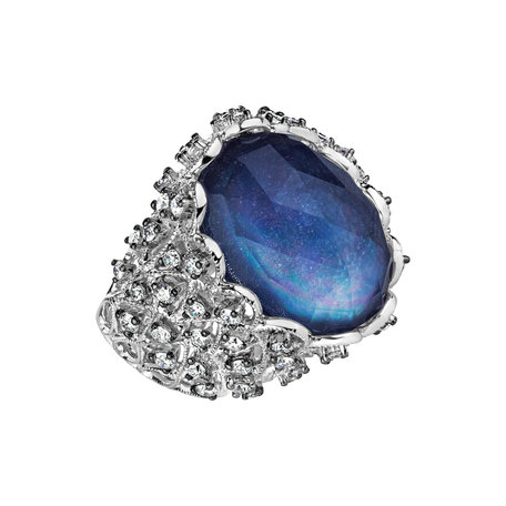 Diamond ring with Crystal Fabulous Guardian